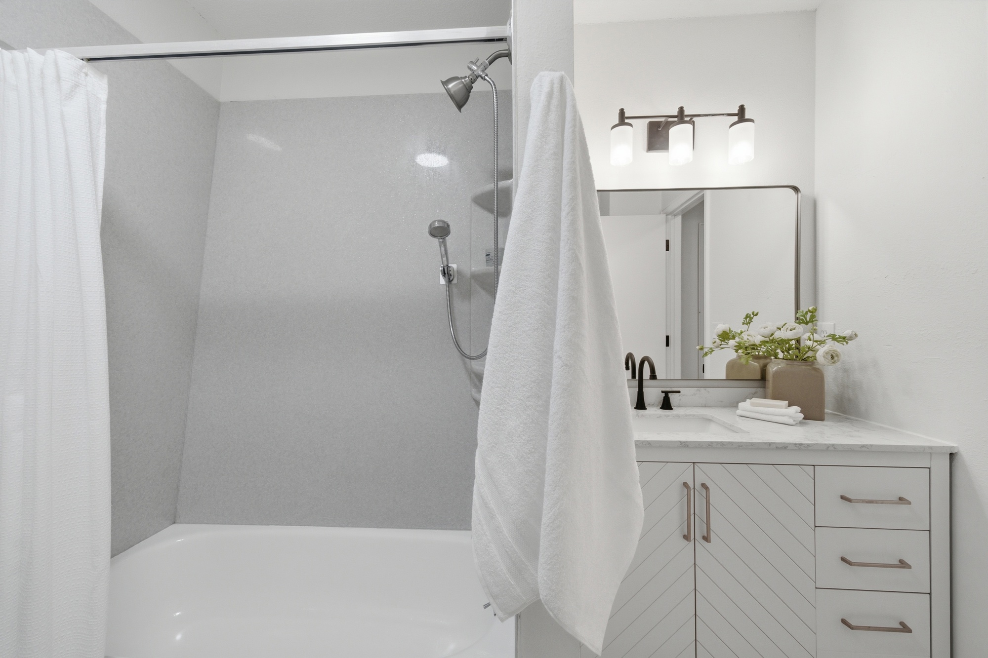 Bathroom shower and tub