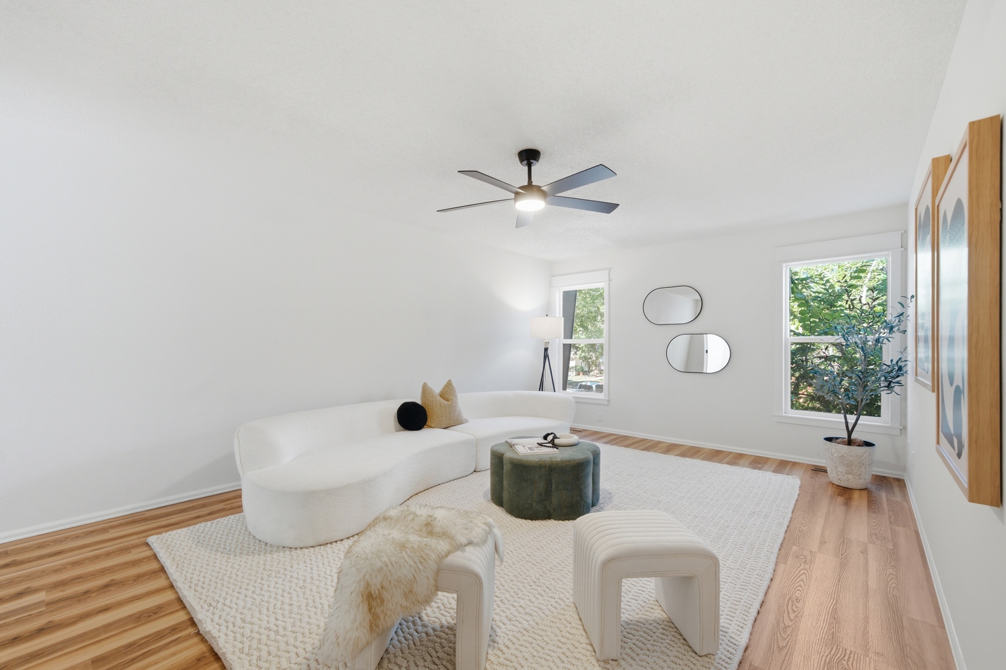 Loft seating area